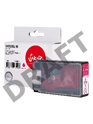 Струйный картридж Sakura 9203B001 (1400XL M) для Canon, пурпурный, 12 мл., 900 к.