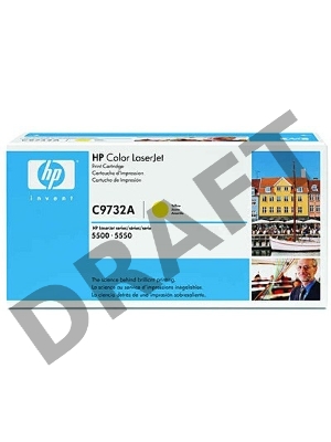 Тонер-картридж HP C9732A желтый LJ 5500 (12000стр.)
