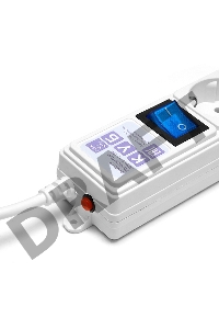 Фильтр-удлинитель Power Cube 3,0 м 6 розеток (белый) 16А/3,5кВт