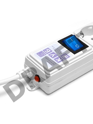 Фильтр-удлинитель Power Cube 3,0 м 6 розеток (белый) 16А/3,5кВт