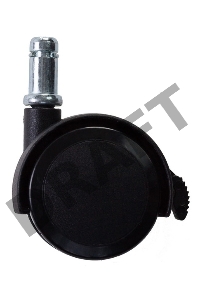 Набор колес Бюрократ BlockCastorSet3850/PU черный для паркета/ламината 11мм