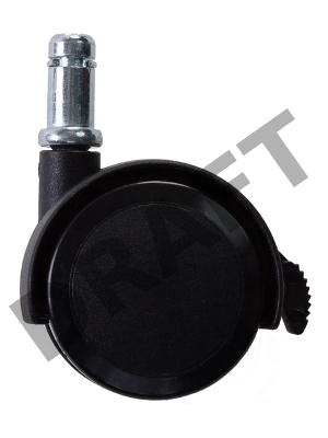 Набор колес Бюрократ BlockCastorSet3850/PU черный для паркета/ламината 11мм