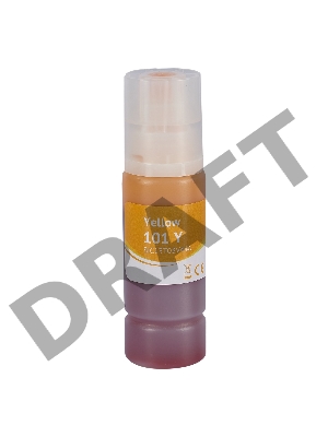 Контейнер с чернилами Sakura C13T03V44A (101 Y) для Epson, водорастворимый тип, желтый, 6000 к., 70 мл.