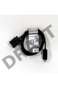 Переходник Telecom Кабель-переходник (TA670-1.8M) HDMI --> VGA_M/M 1,8м 