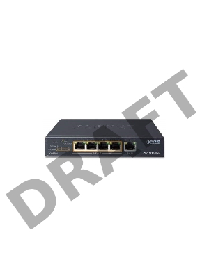 POE-E304 PoE расширитель 1-Port 60W Ultra PoE to 4-Port 802.3af/at Gigabit PoE Extender