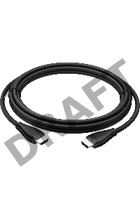 Кабель 1.8m HDMI черный, Ultra HD, 4K, 10.2 Гбит/с, 3D, экран