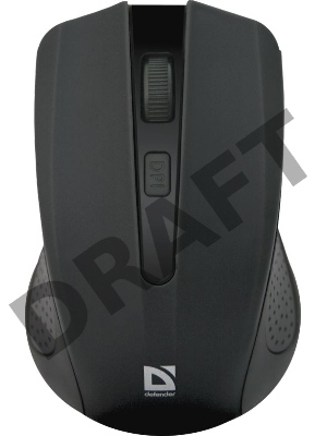 Мышь Defender Accura MM-935 Black USB {Беспроводная оптическая мышь, 4 кнопки,800-1600 dpi} 52935