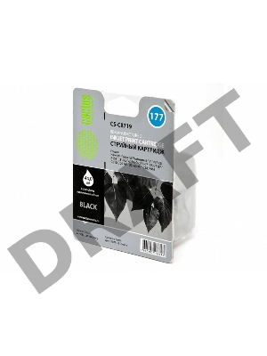Картридж струйный Cactus CS-C8719 № 177XL черный для №177XL HP PhotoSmart 3100/3110/3207/3210/3213 (