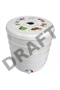 Сушилка для овощей и фруктов Великие реки Ветерок-5, 5 поддонов, в гофротаре