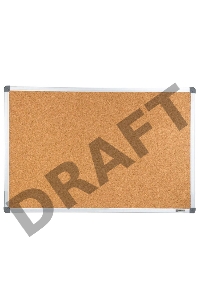 Демонстрационная доска Cactus CS-CBD-120X150 , пробковая 120х150см алюминиевая рама