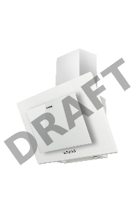 Вытяжка каминная Maunfeld TOWER C 50 белый управление: кнопочное (1 мотор)