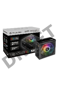 Блок питания Thermaltake Litepower RGB 550W (PS-LTP-0550NHSANE-1) v2.3, A.PFC, 80 Plus , Fan 12 cm, Retail
