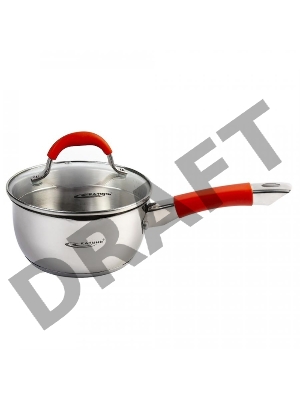 Ковш Катунь Аврора КТ07-K, 1,6л с крышкой, d-16 клёп.ручк