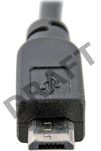 Кабель VCOM VUS6945-1.5M Кабель USB2.0 Am-->micro-B 5P, 1.5м , черный