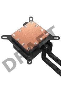 Жидкостная система охлаждения Alseye H120 Universal Platfrom PWM Single 5colors+ LED fan