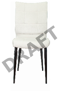 Стул для кухни Бюрократ KF-4_2 комплект 2шт молочный Velvet 20 металл черный на ножках (KF-4/VELV20_2)