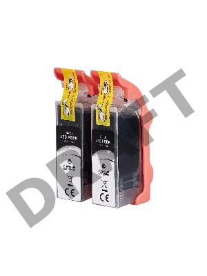 Набор струйных картриджей Sakura 2932B012 (520 PG Black / 520 PG Black) для Canon, черный, 16*2 мл., 340 к.