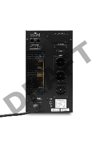 Источник бесперебойного питания Powerman Online 3000VA/2400W, 220V, Tower, Out: 3xShuko, Black*Online3000