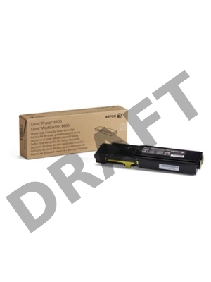 Тонер-картридж XEROX 106R02235 желтый для XEROX Phaser 6600/WC 6605 (6000 стр)(Channels)