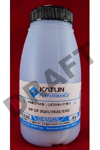 Тонер HP CP2020/2025/CM2320 Cyan, химический (фл.80г.) Katun фас. России