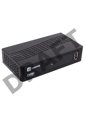 Цифровой телевизионный DVB-T2 ресивер HARPER HDT2-1202 