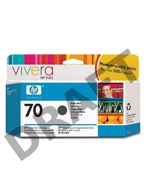 Картридж струйный HP №70 C9448A черный матовый для HP DJ Z2100/Z3100 (130мл)