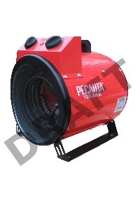 Тепловая пушка электрическая Ресанта ТЭП-3000К 3000Вт красный