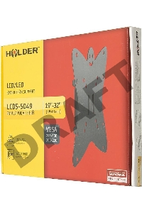 Кронштейн для телевизора Holder LCDS-5049 металлик 19