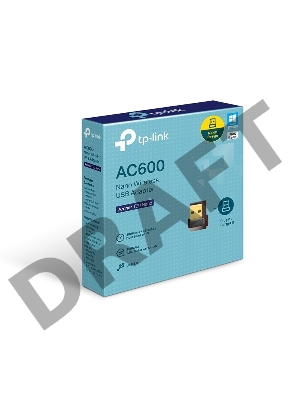 Адаптер TP-LINK Archer T2U NANO AC600 Nano Wi-Fi USB-адаптер