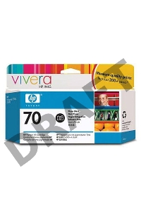 Картридж струйный HP №70 C9449A фото черный для HP DJ Z2100/Z3100 (130мл)