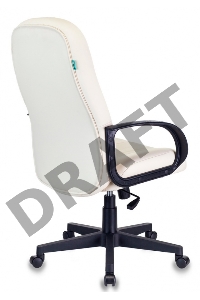 Кресло руководителя Бюрократ T-898/OR-10 молочный искусственная кожа