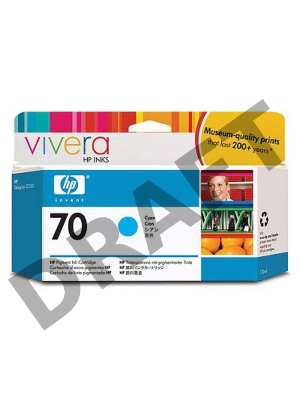 Картридж струйный HP №70 C9452A голубой для HP DJ Z2100/Z3100 (130мл)