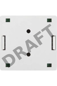 Розетка TWT (TWT-SM2-4545-WH) настенная 2 порта RJ-45 категории 5е. UTP. белая