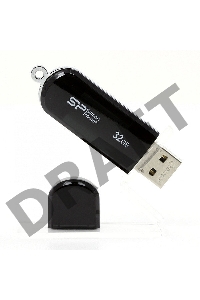 Флеш Диск Silicon Power 32Gb LuxMini 322 SP032GBUF2322V1K USB2.0 черный