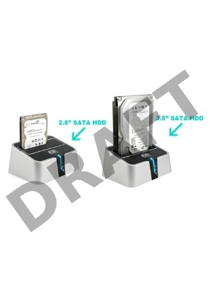 Док-станция для HDD AgeStar 3UBT2 SATA пластик серебристый 1