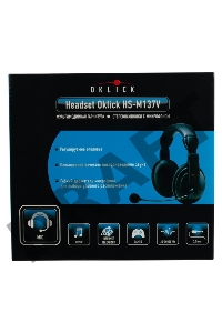 Гарнитура Oklick HS-M137V черный 1.8м мониторы оголовье