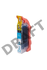 Струйный картридж Sakura 2934B004 (521 C) для Canon, голубой, 8,4 мл., 530 к.