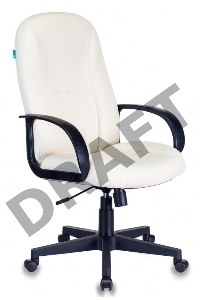 Кресло руководителя Бюрократ T-898/OR-10 молочный искусственная кожа