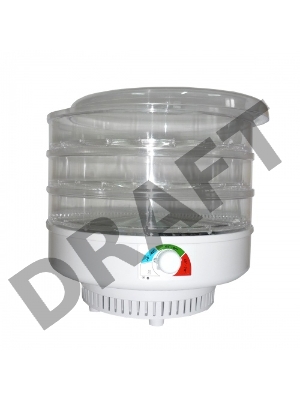 Сушилка для овощей Великие реки Ветерок-3, 3 поддона, в гофротаре, прозрачный