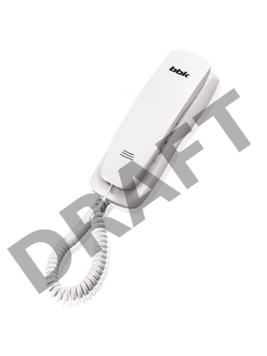 Телефон проводной BBK BKT-105 RU белый