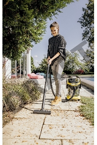 Строительный пылесос Karcher WD 5 S V-25/5/22 1100Вт (уборка: сухая/сбор воды) желтый