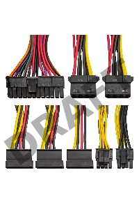 Блок питания 450W ExeGate F450AS (Flex ATX, for ITX case, APFC, КПД 80% (80 PLUS), 4cm fan, 24pin, 4+4pin, 3xSATA, 2xIDE)