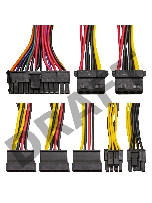 Блок питания 450W ExeGate F450AS (Flex ATX, for ITX case, APFC, КПД 80% (80 PLUS), 4cm fan, 24pin, 4+4pin, 3xSATA, 2xIDE)