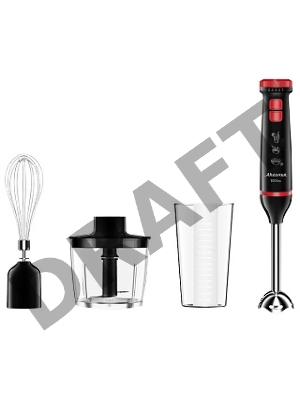 Блендер АКСИНЬЯ КС-307В черный с красным: 1000Вт, нож из нерж. стали,2 скорости, Блендер АКСИНЬЯ КС-307В черный с красным: 1000Вт, нож из нерж. стали,2 скорости,