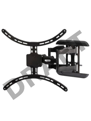 Кронштейн для телевизора Hama FULLMOTION TV Fully Mobile черный 37