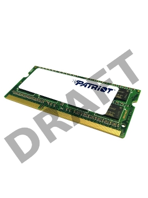Память Patriot 8GB DDR3 1600MHz  SO-DIMM  (PC3-12800) PSD38G1600L2S