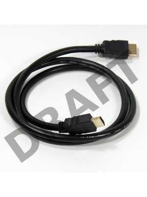 Кабель цифровой HDMI19M to HDMI19M, V1.4+3D, 1m, TV-COM
