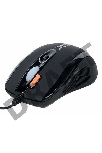 Мышь A4Tech X(7)-710MK  Мини (черный) USB, 2000dpi, встр. память 16Кб, 1000ГЦ, 6 кнопок.