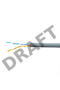 Кабель SkyNet Standart UTP indoor 2x2x0,48, медный, FLUKE TEST, кат.5e, однож., 100 м, box, серый