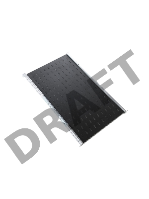 [Аксессуар] ЦМО Полка перф. выдвижная с телескоп. направляющими, глубина 580 мм, цвет черный (ТСВ-58-9005)